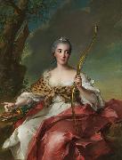 Jean Marc Nattier Madame de Maison-Rouge as Diana USA oil painting artist